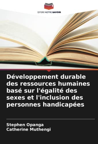 Développement durable des ressources humaines basé sur l'égalité des sexes et l'inclusion des personnes handicapées